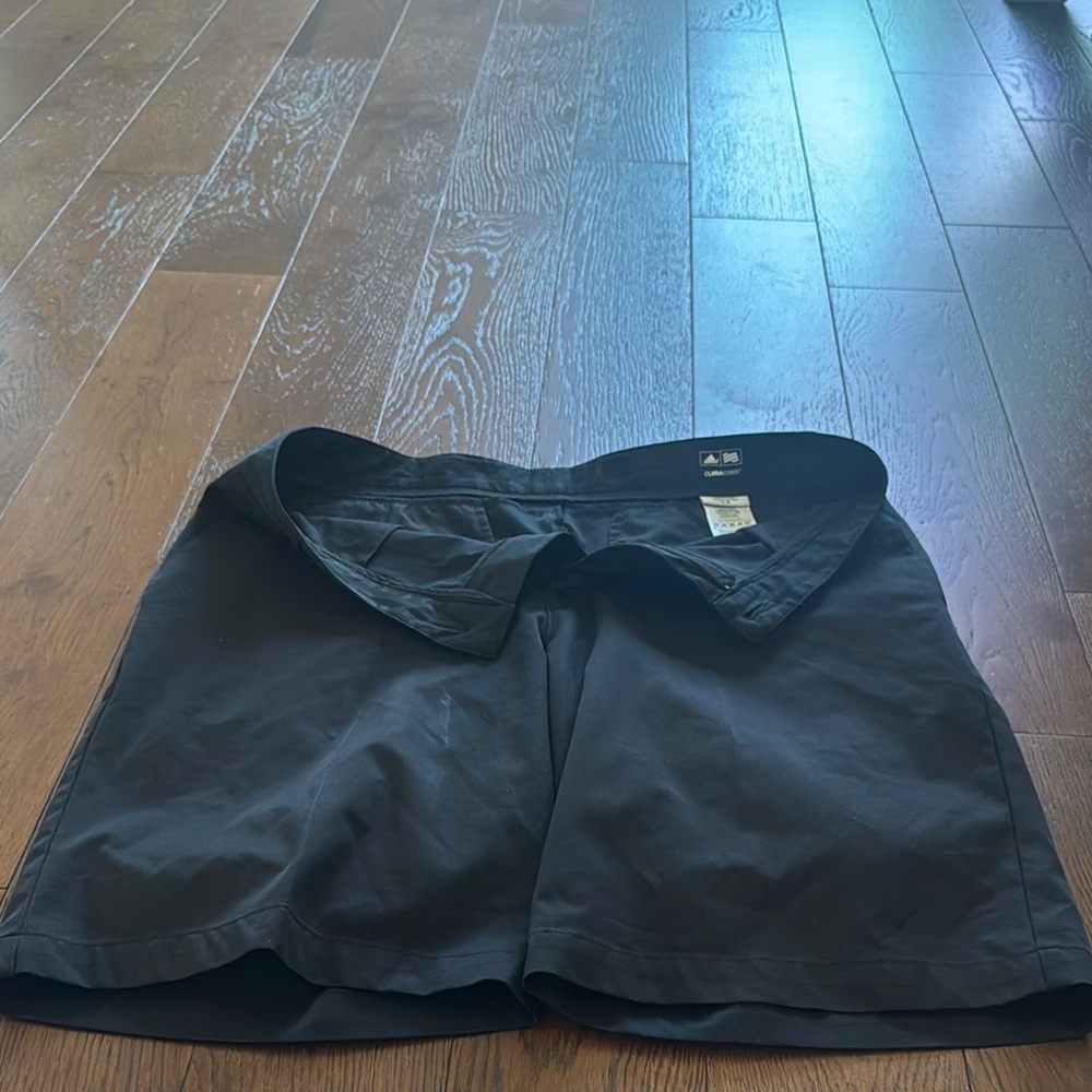 Adidas. Black, men’s, ClimaCOOL shorts. EUC.